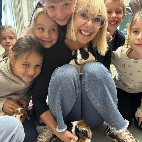 Kuscheln mit den Tieren!