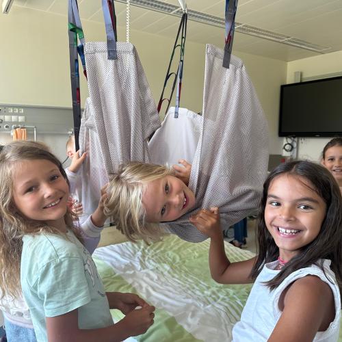 Die Kinder im Simulationsraum!