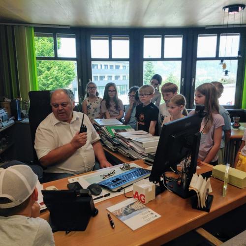Besuch im Gemeindeamt