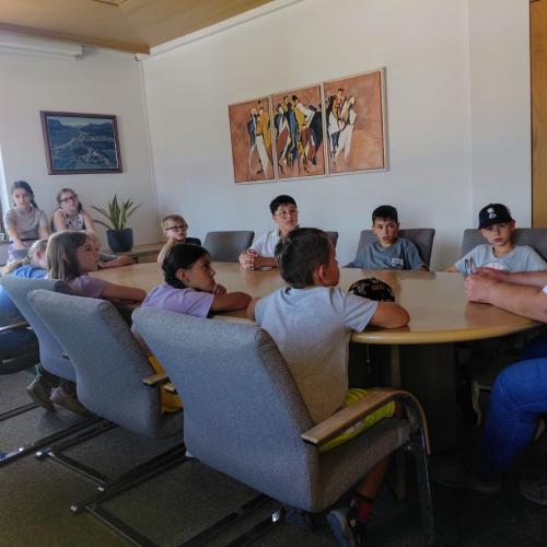 Besuch im Gemeindeamt