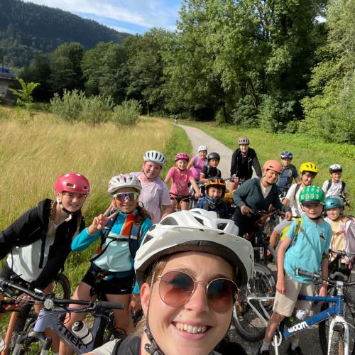 Die 4C bei ihrem Radausflug