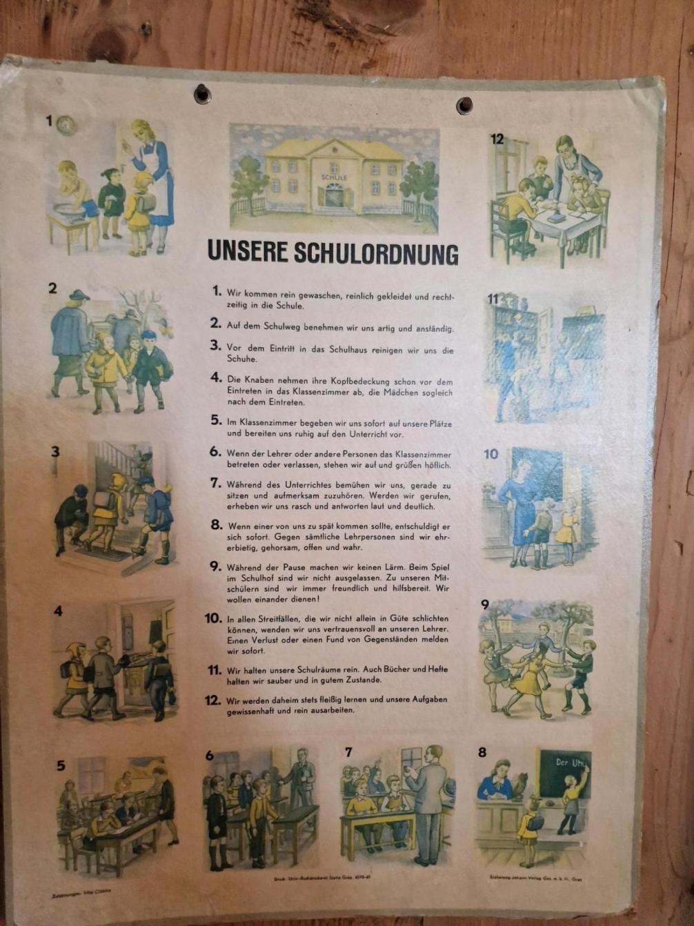 Alte Schulordnung