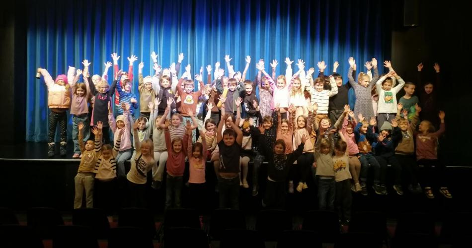 Gruppenbild auf der Bühne