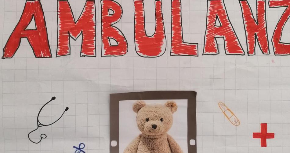 Plakat "Teddybären Ambulanz"