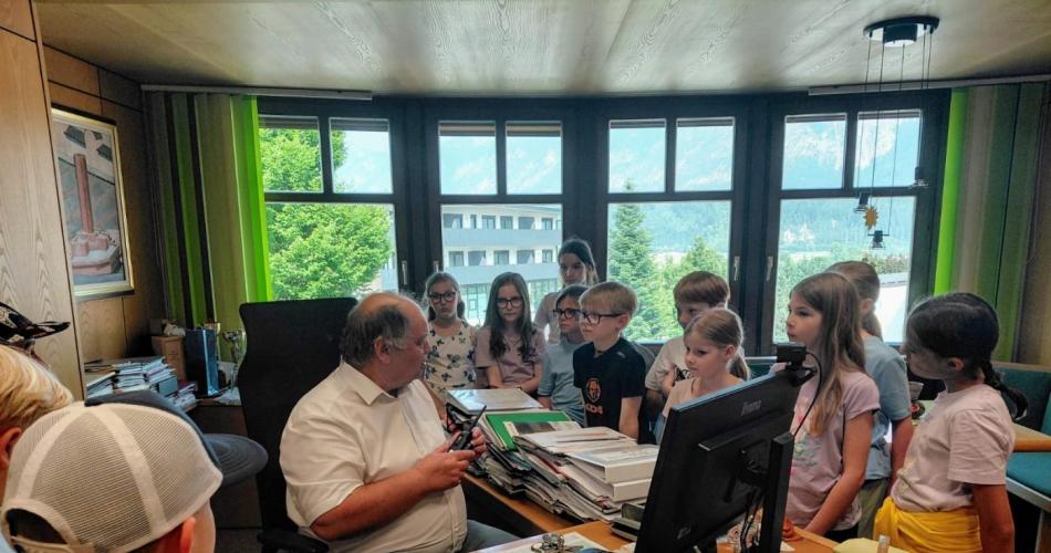 Besuch im Gemeindeamt